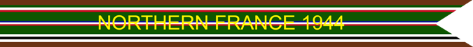 Northern France 1944 U.S. Army European-African-Middle Eastern Theater Campaign Streamer